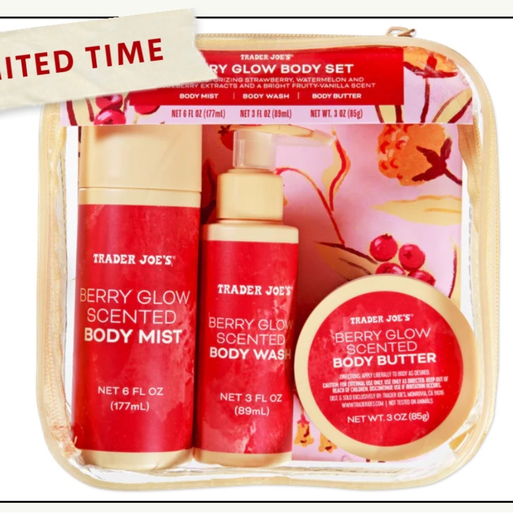 Berry Glow Body Set - Red